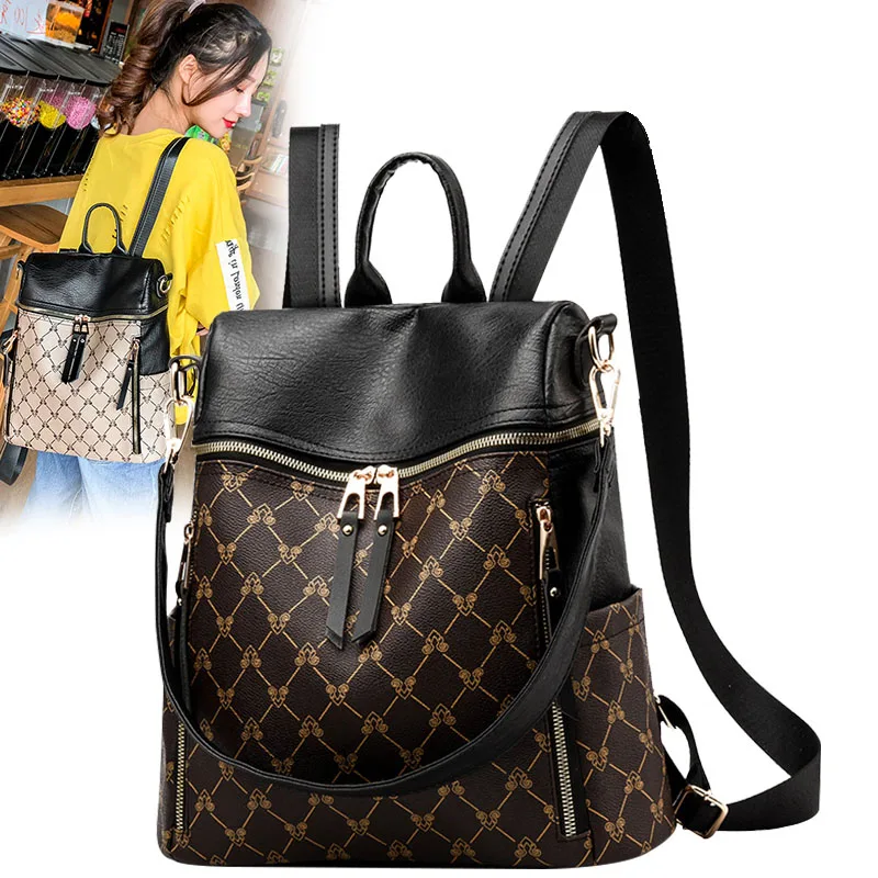 Новый Рюкзак Mochila Feminina женский рюкзак из искусственной кожи в стиле ретро