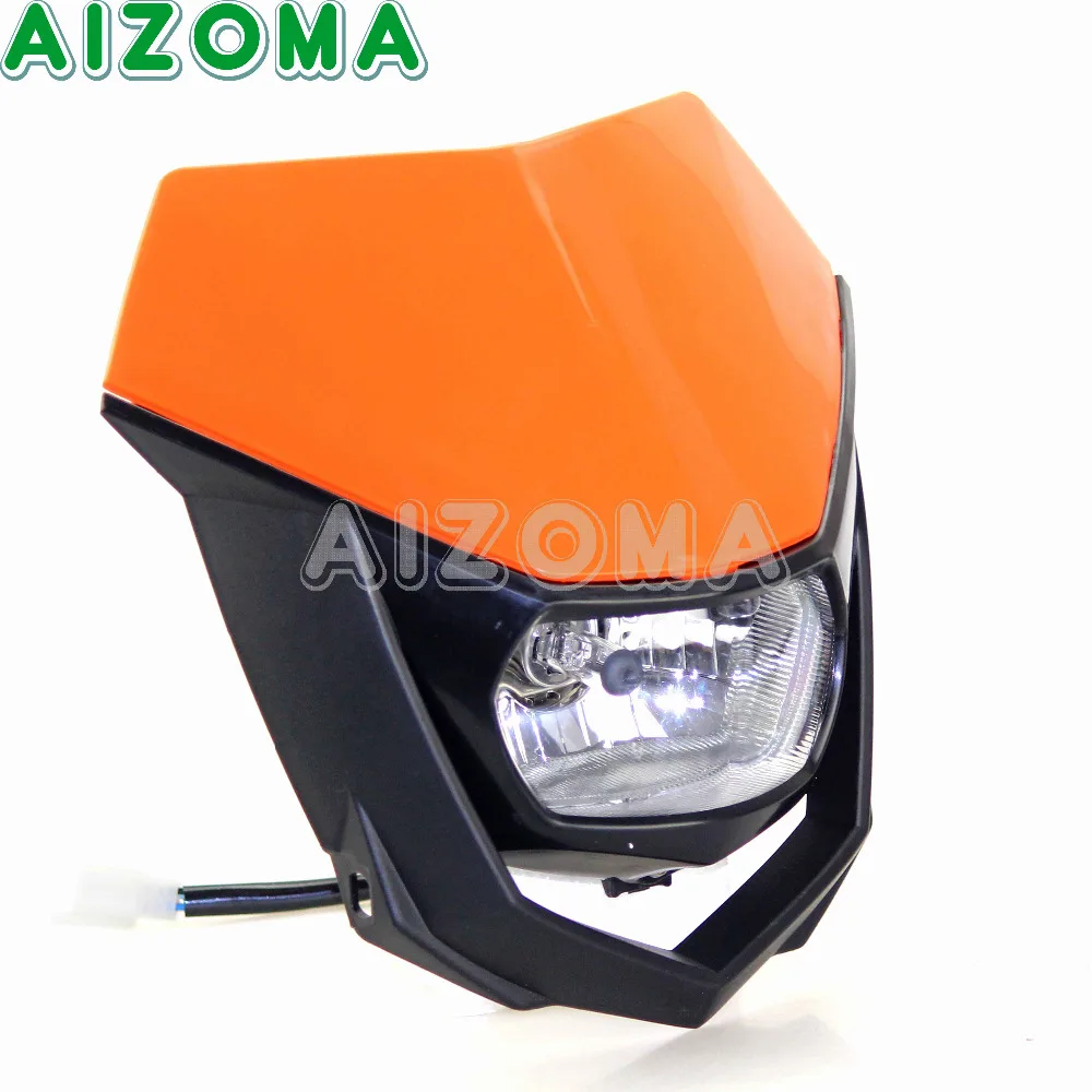 Мотокросс су головной светильник 12V 35W фары обтекатель SMC sx EXC SMR CRF DRZ KLX KLR XR WR 125/250/450