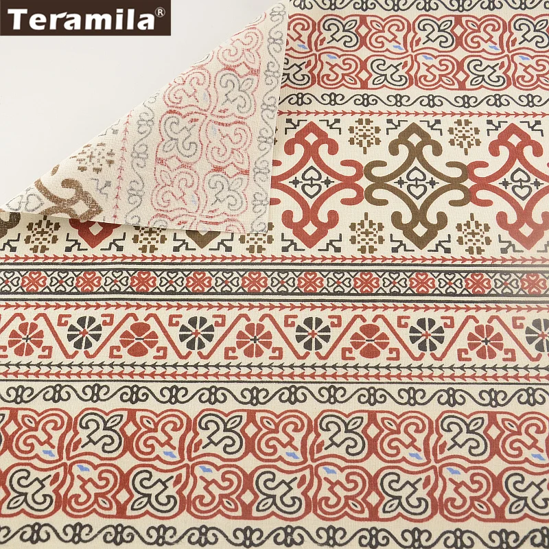 Chinese knot Home Textile Cotton Linen Fabric Sewing Material Tissu TERAMILA Tablecloth Pillow Bag Curtain Cushion | Дом и сад