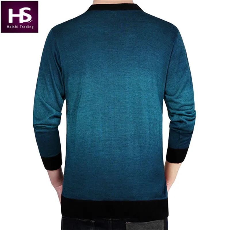 Кашемировый свитер мужчин 2016 бренд одежды мужские свитера мода печать пай