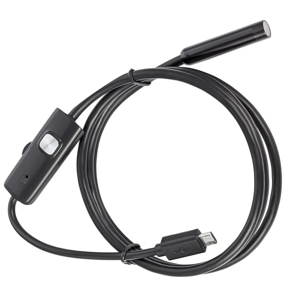 Водонепроницаемая камера эндоскоп 6 светодиодов 5 мм 1 3 МП м 2 м|endoscope android|endoscope