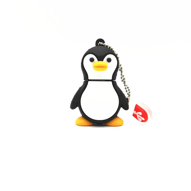 2020 флэш накопитель USB 2 0 с милым пингвином 4 ГБ 8 16 32 диск 64 праздничный подарок|USB