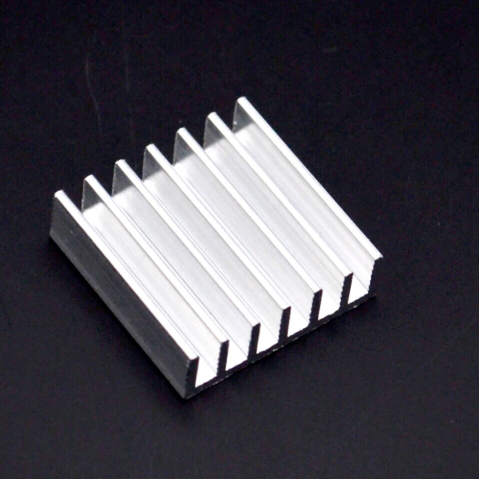Радиатор высокого качества 5 шт. 20*20*6 мм (серебристый)|heat sink|heat sink radiatorheating radiator |