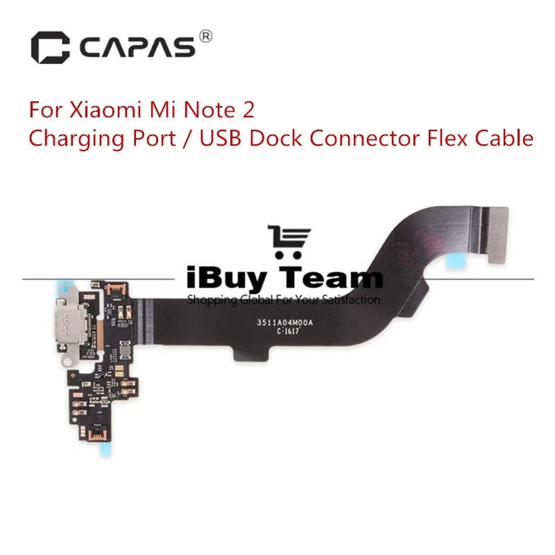 Для Xiaomi Mi Note 2 зарядный порт USB док станция гибкий кабель для модуль зарядного