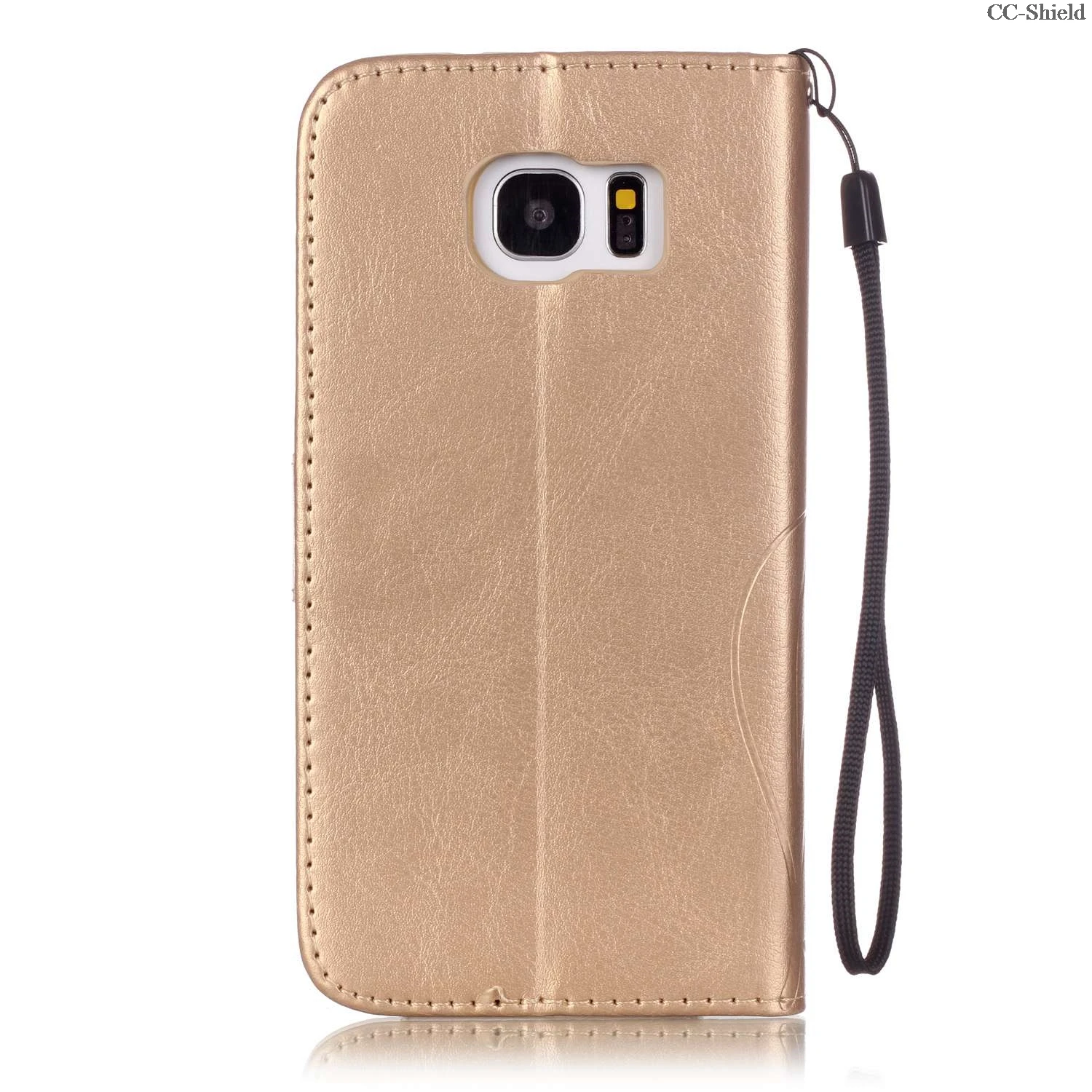 Флип чехол для Samsung Galaxy S7 S 7 Edge S7edge SM G935 G935F G935FD кожаный телефона с бриллиантами|case