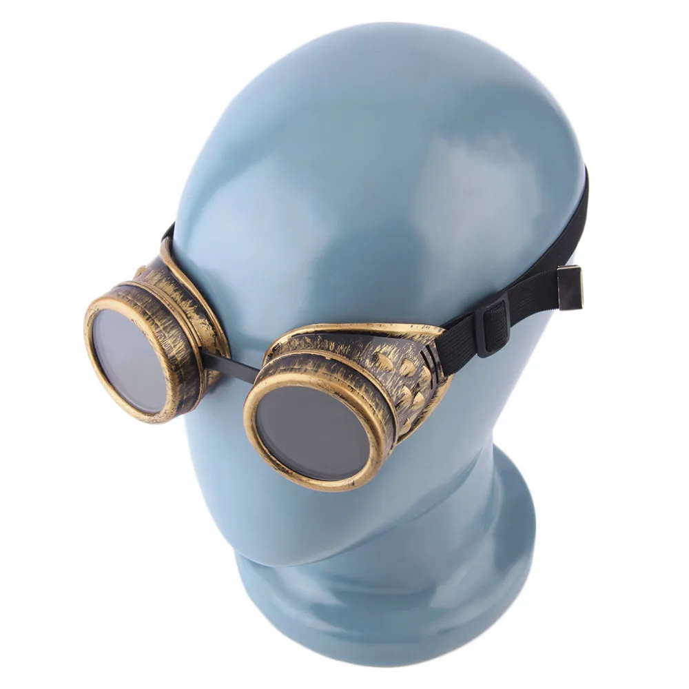 Кибер очки стимпанк очки винтажные Ретро сварочные панк готические солнцезащитные очки Косплей стильные стимпанк кибер очки