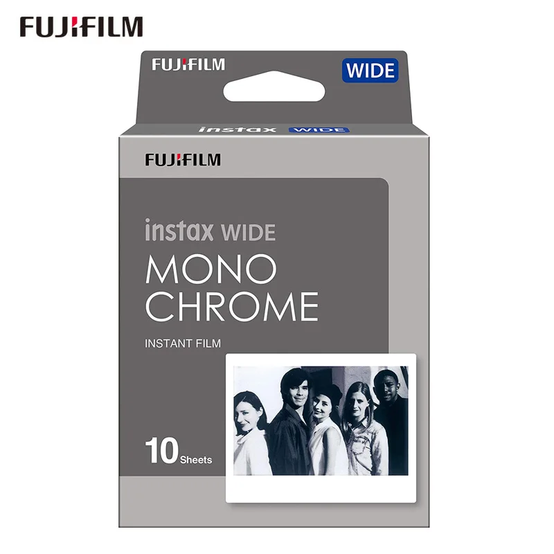 10-50 листов для Fujifilm Instax WIDE Film Фотобумага монохромный для цифровой фотокамеры Fuji Instax WIDE 210 200 300 100 500AF пленка глянцевая фотобумага для Камера