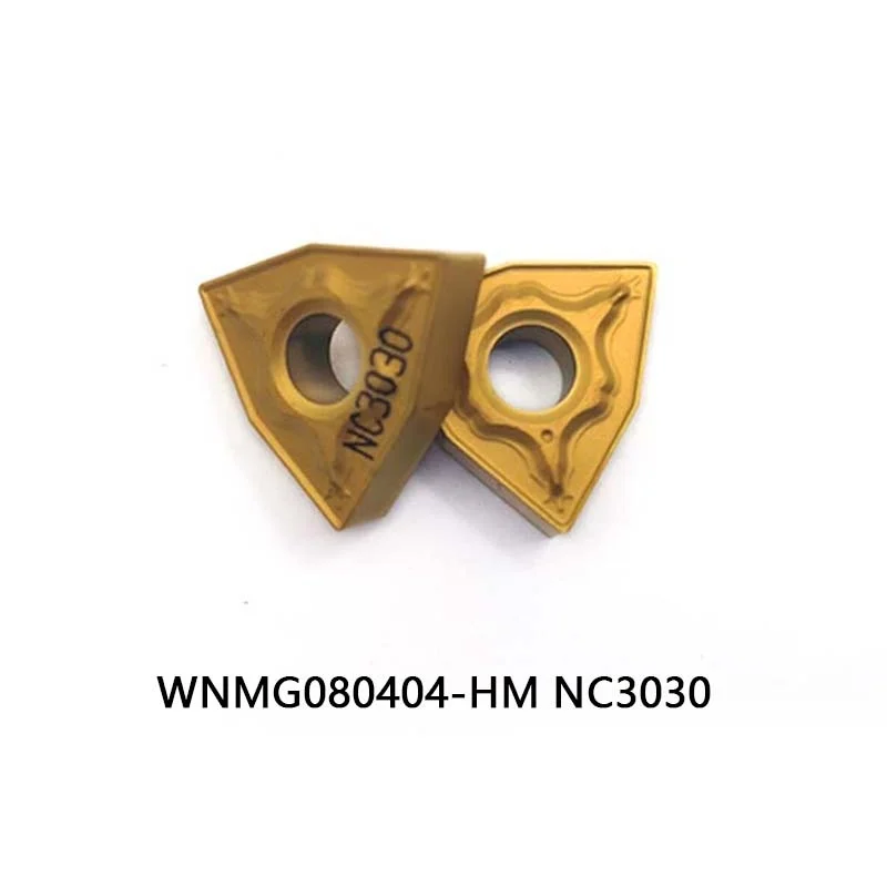 

10 шт. WNMG080404-HM NC3030 токарный станок с ЧПУ аксессуары для станков карбидные вставки для стали
