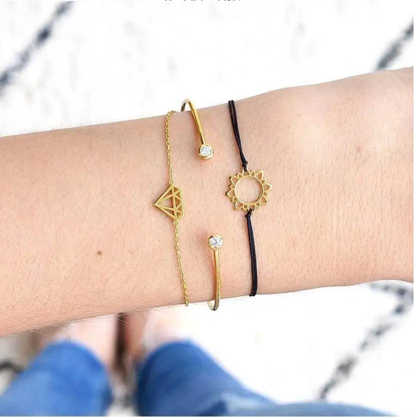 Богемный монет форме сердца очарование бисером Браслеты браслеты для Для женщин