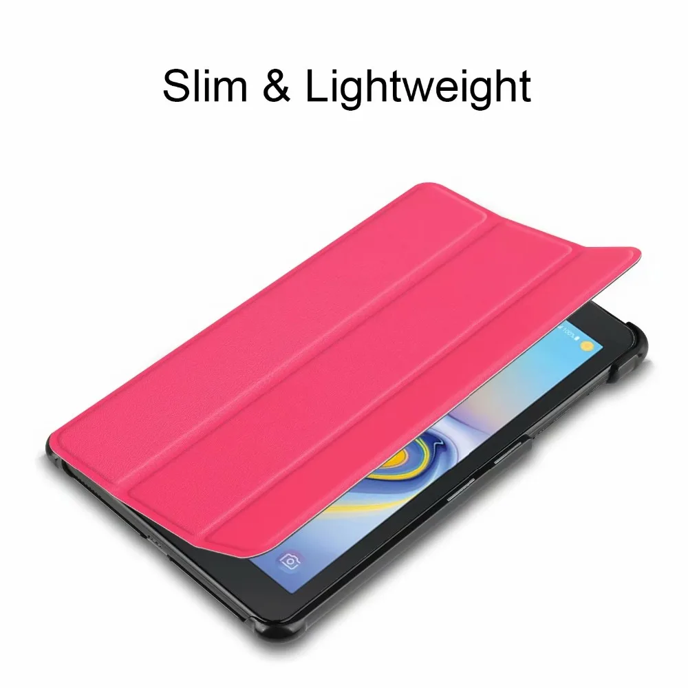 Чехол для Samsung Galaxy Tab A 8 0 2018 T387 Магнитный чехол из искусственной кожи с Умной