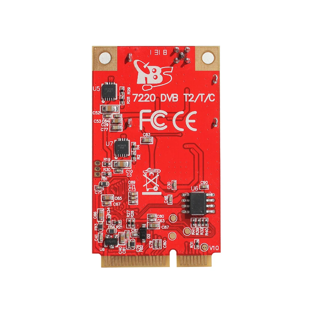TBS7220 DVB-T2/T/C ТВ тюнер мини PCIe карты для ПК | Электроника
