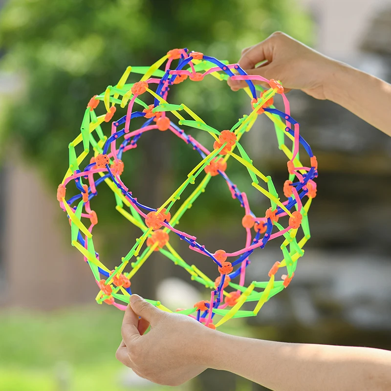 MYHOESWD Funny Flexible Ball Toys for Kids Football Outdoor Toy Balls Plastic Deformation Toys Boys Novelty Toy for Children image 6