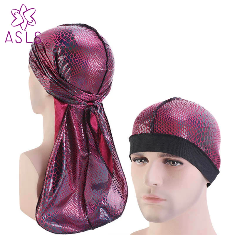 Комплект из 2 предметов унисекс Модный Рисунок шелковистый длинный хвост широкие