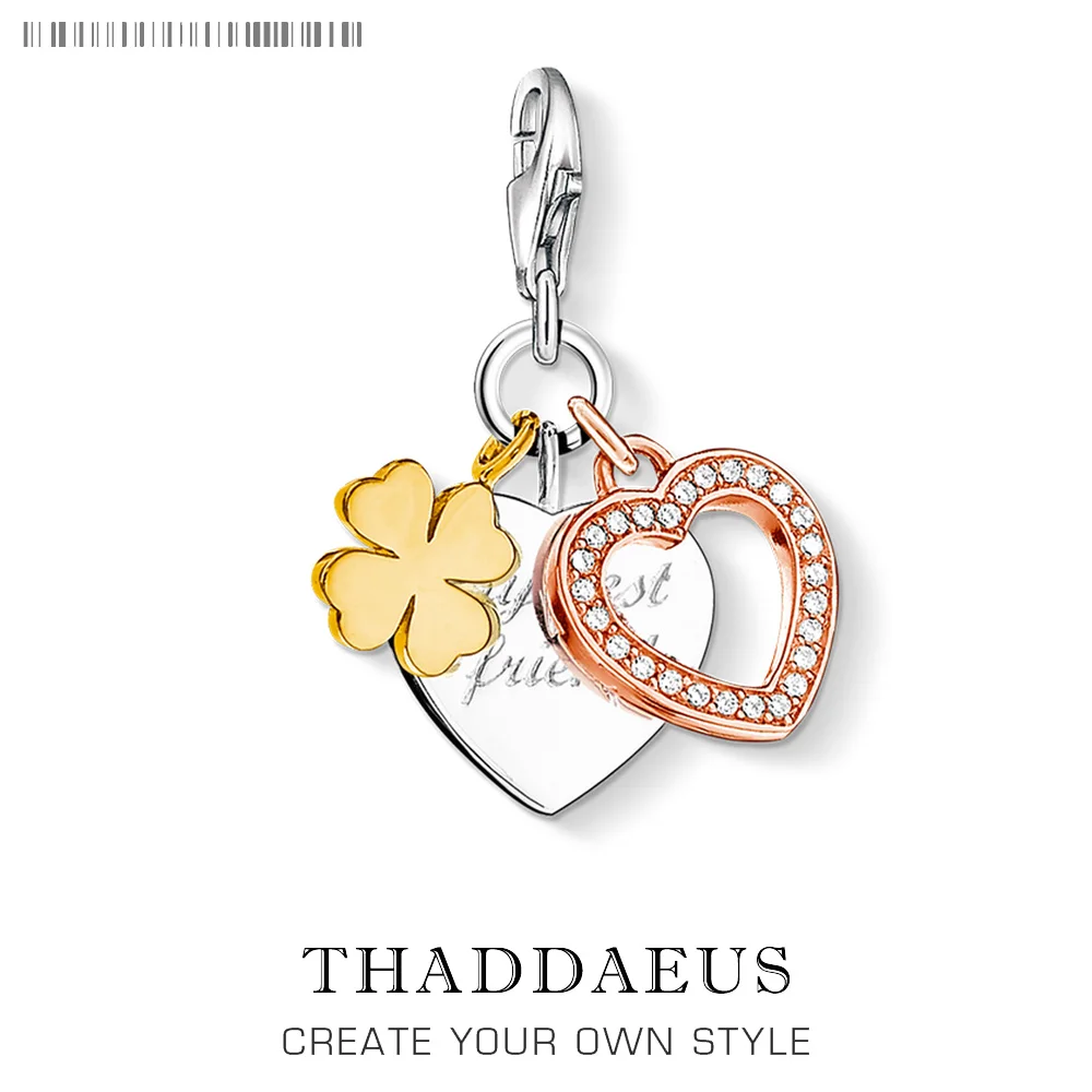 

Подвески My сердце с надписью Best Friend Clover, Подвески для изготовления ювелирных изделий своими руками