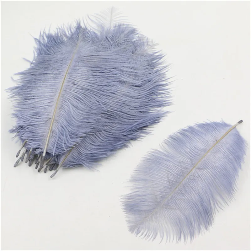 Красивые серые страусиные перья небольшого размера 6 8 дюймов/15 20 см поделки для