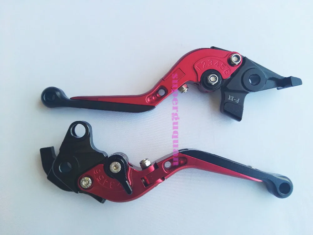 Новый мотоцикл CNC складной выдвижной тормоз и сцепления Рычаги Красный для Honda