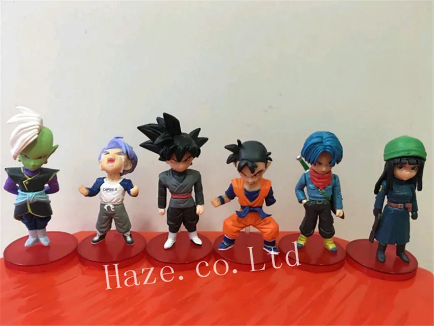 6 шт./компл. Драконий шар Z Gohan плавки Гоку Zamasu ПВХ экшн-фигурка модель | Игрушки и