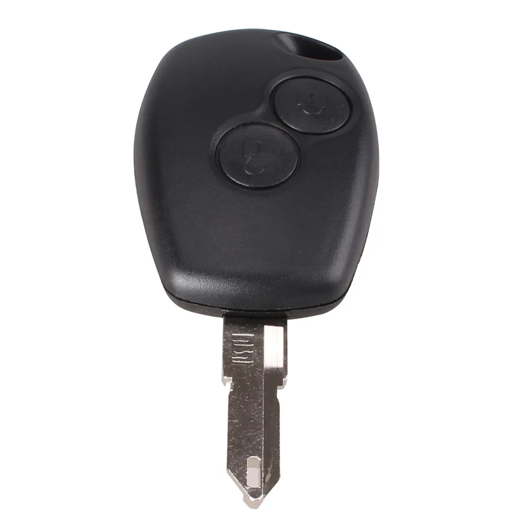 KEYYOU 10x Новая замена 2 кнопки дистанционного ключа оболочки чехол для Renault Duster Logan Fluence Clio