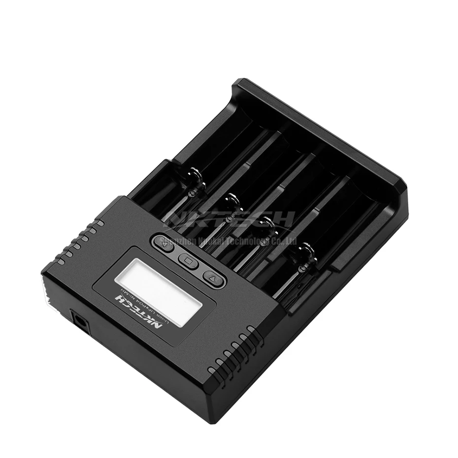Зарядное устройство NKTECH H4 4 слота для литий-ионных аккумуляторов Soshine 26650 18650 18500