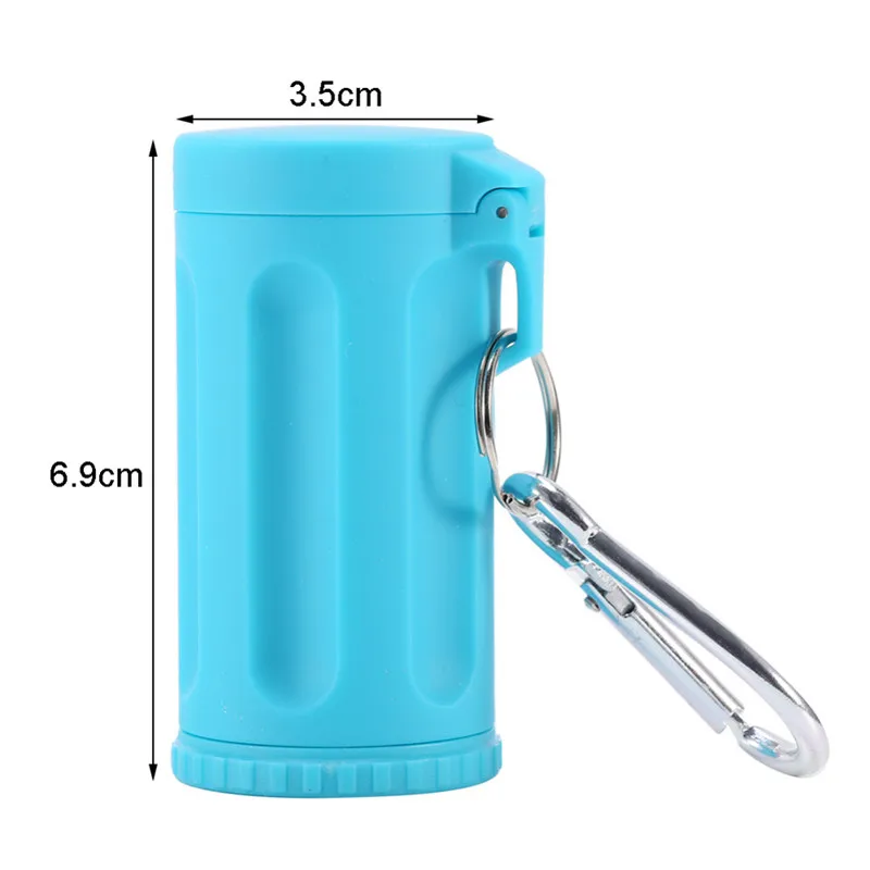Durable Portable Mini Ashtray Pocket Ashtray Keychain Candy Color Car Ashtray Italy Outdoor Smoking Accessories Beach Ashtray