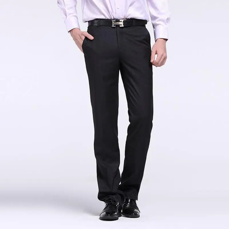 Fit Luxe Dandy Pantalon Skinny Costume Mariage Homme Pantalones De Vestir hombre Slim Dress Office Man Formal men Pants Trousers | Мужская