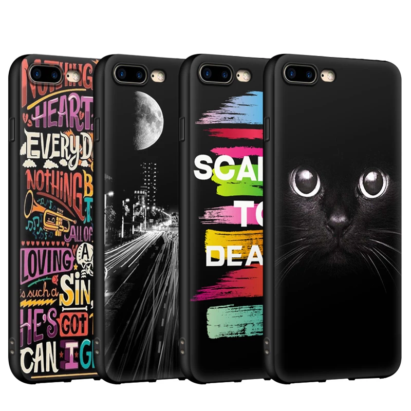 Мягкий силиконовый мультяшный чехол JURCHEN для телефона iPhone 6 iPhone6S iPhone7 iPhone8 iPhoneX S 7 8