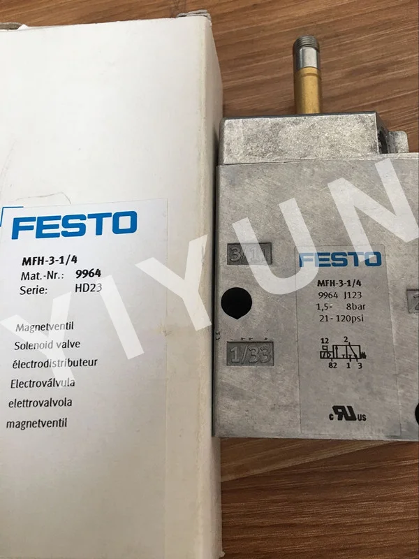 MFH-3-1/8-SEU 11121 MFH-3-1/8 7802 MFH-3-1/4 9964 MFH-3-1/2 9857 MFH-3-1/2-S 7960 электромагнитный клапан FESTO