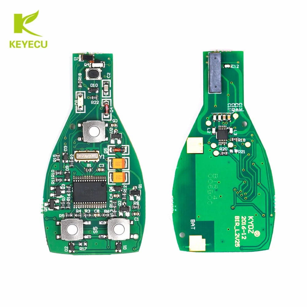 Запасная деталь KEYECU 3 + 1 Кнопка 315 МГц с чипом для Mercedes Benz W169 W211 W212 IYZ3312|button