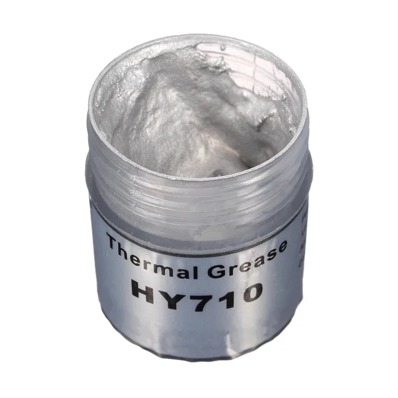 Высококачественная Серебристая силиконовая термопроводящая смазка HY710 15 г