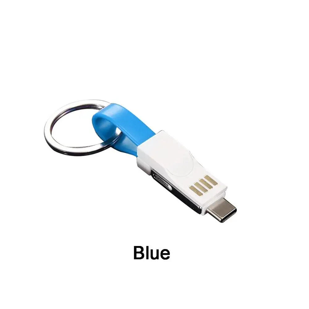Buyincoins Micro USb кабель 3 в 1 Micro type C портативный короткий провод для быстрой зарядки Магнитный менее#292334