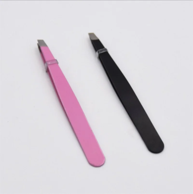 1pcs Eyebrow Tweezers Stainless Steel Face Hair Removal Eye Brow Trimmer Eyelash Clip Cosmetic Beauty Makeup Tool / 200pcs | Красота и