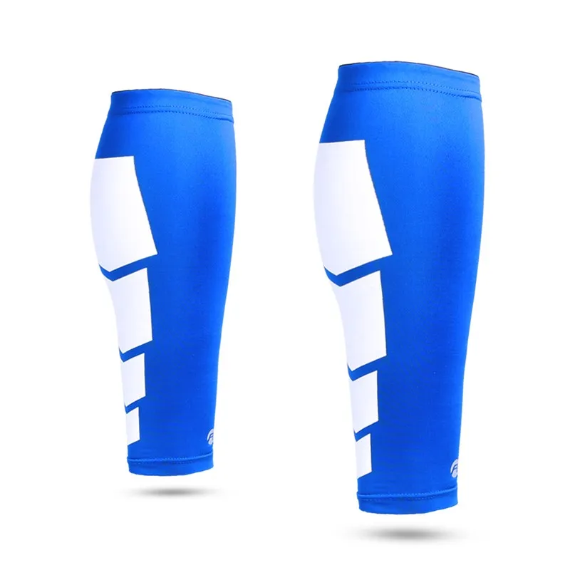 Blue 1 pair Компрессионный чехол для голени, Компрессионные носки для голени и голени, облегчающие боль. Мужчины Женщины бегуны охранники рукава - Цвет: Blue 1 pair