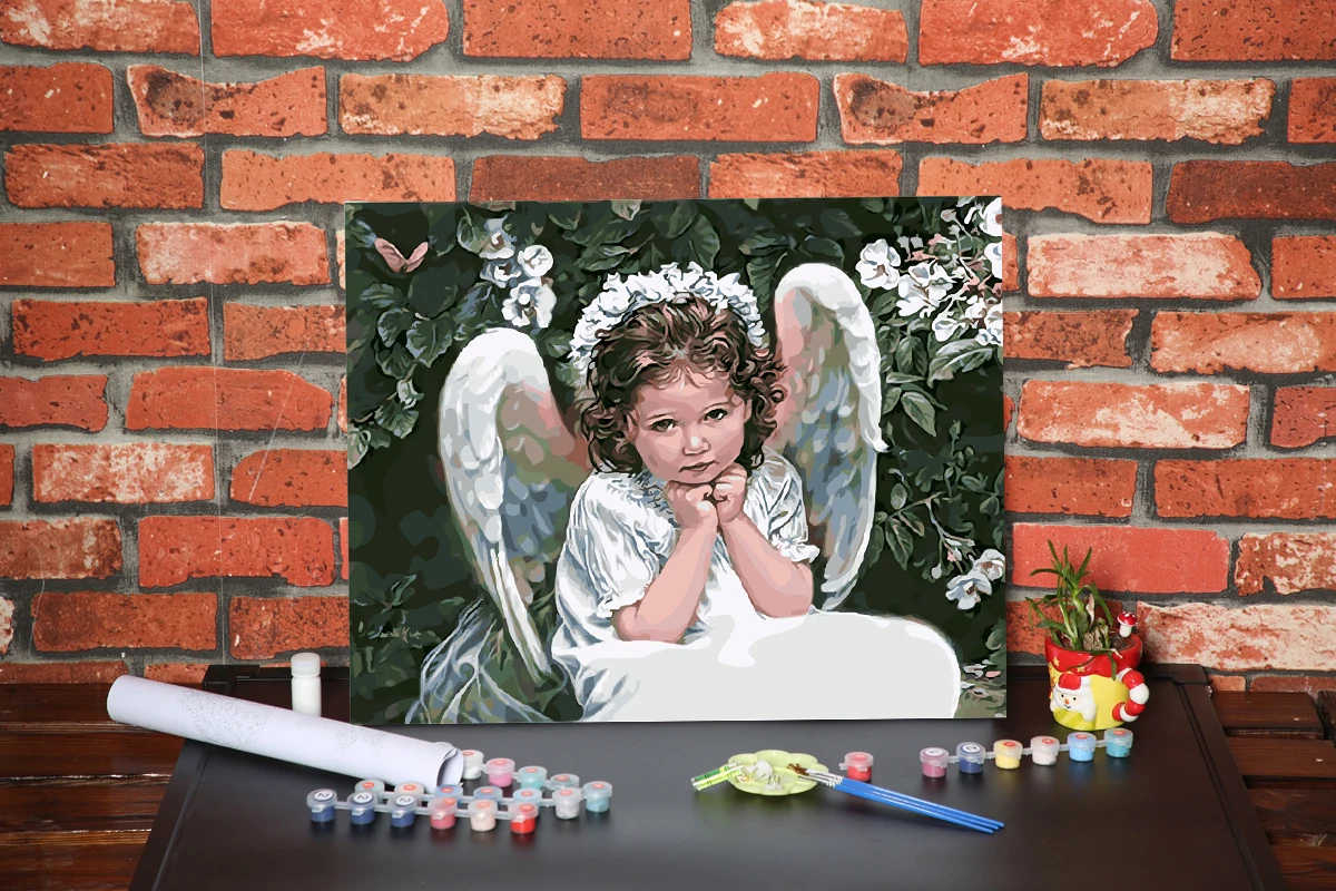 Рисунок Живопись для девочек угол масляной живописи DIY живопись по номерам