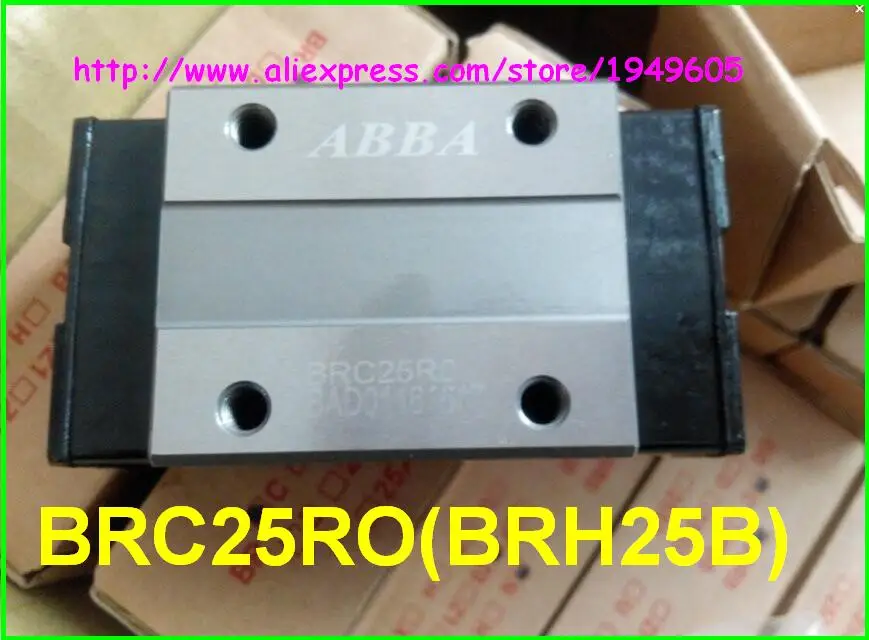 2 шт. ползунок ABBA подшипники линейная направляющая BRC25RO BRH25B|linear guide|abba linear guidebearing