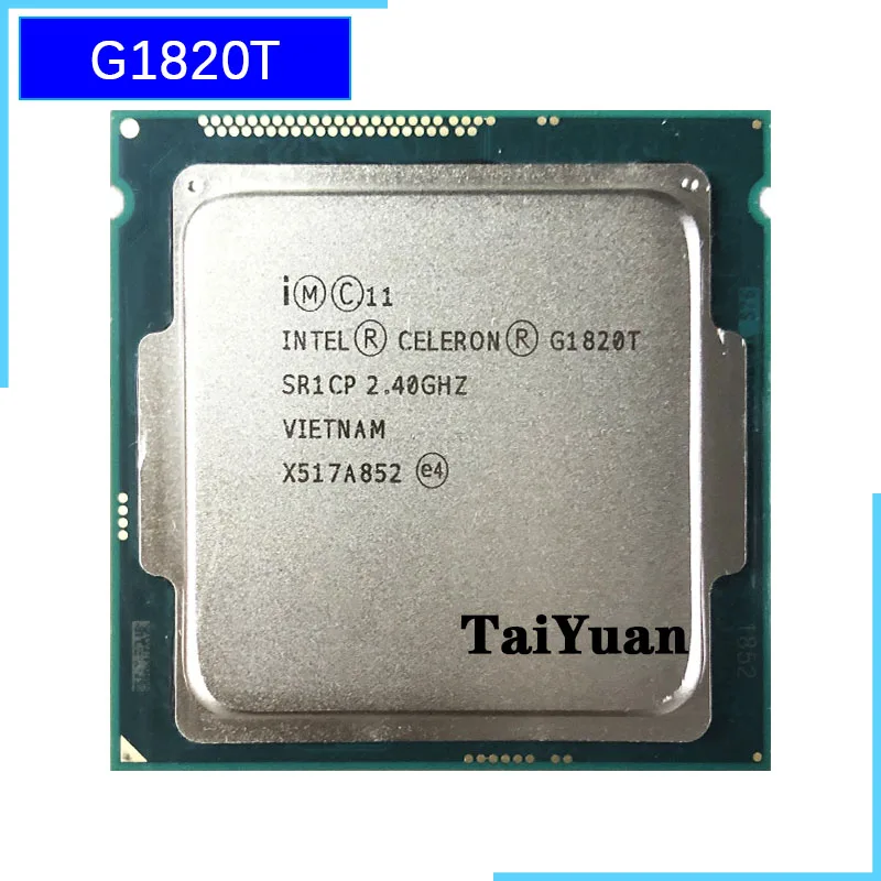 Двухъядерный процессор Intel Celeron G1820T 2 4 ГГц Мб 35 Вт LGA 1150 | Компьютеры и офис