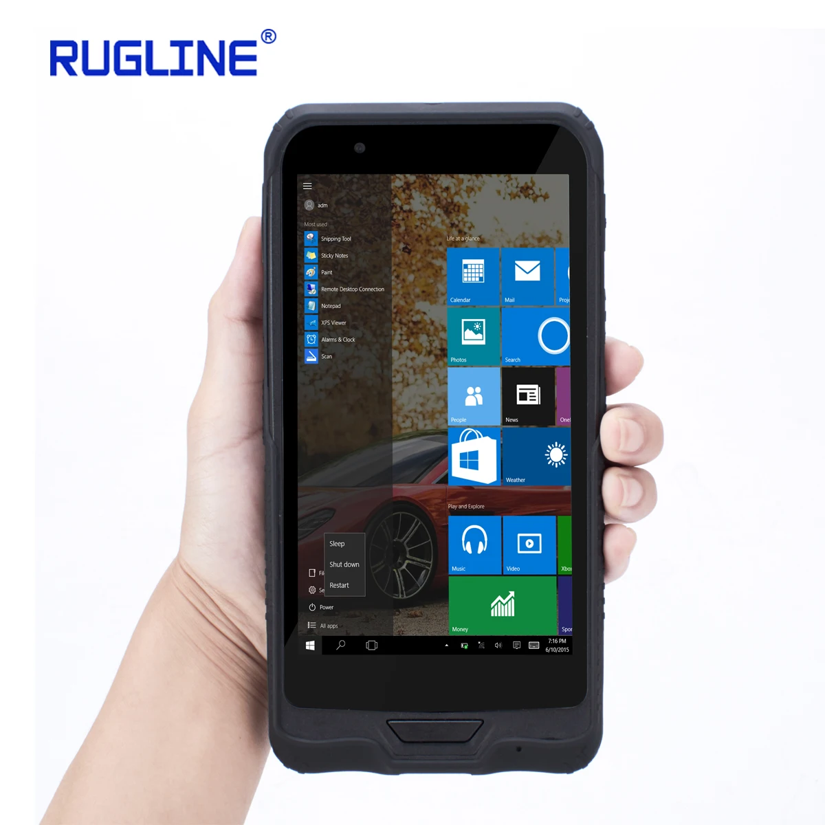 Все в одном Windows PDA 5,98 дюймов сенсорный экран Bluetooth Wifi 3g сканер штрих-кода NFC считыватель Intel cherrytrail Z8350
