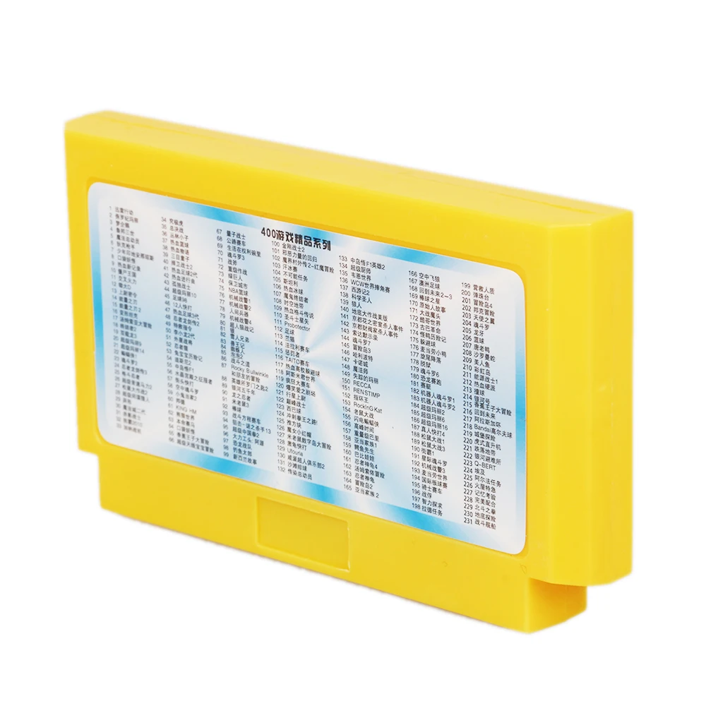JRGK Game Card For 8 Bit Console New Arrival 2 Piece Collection 400 in 1 Cartridge 60 Pins | Электроника