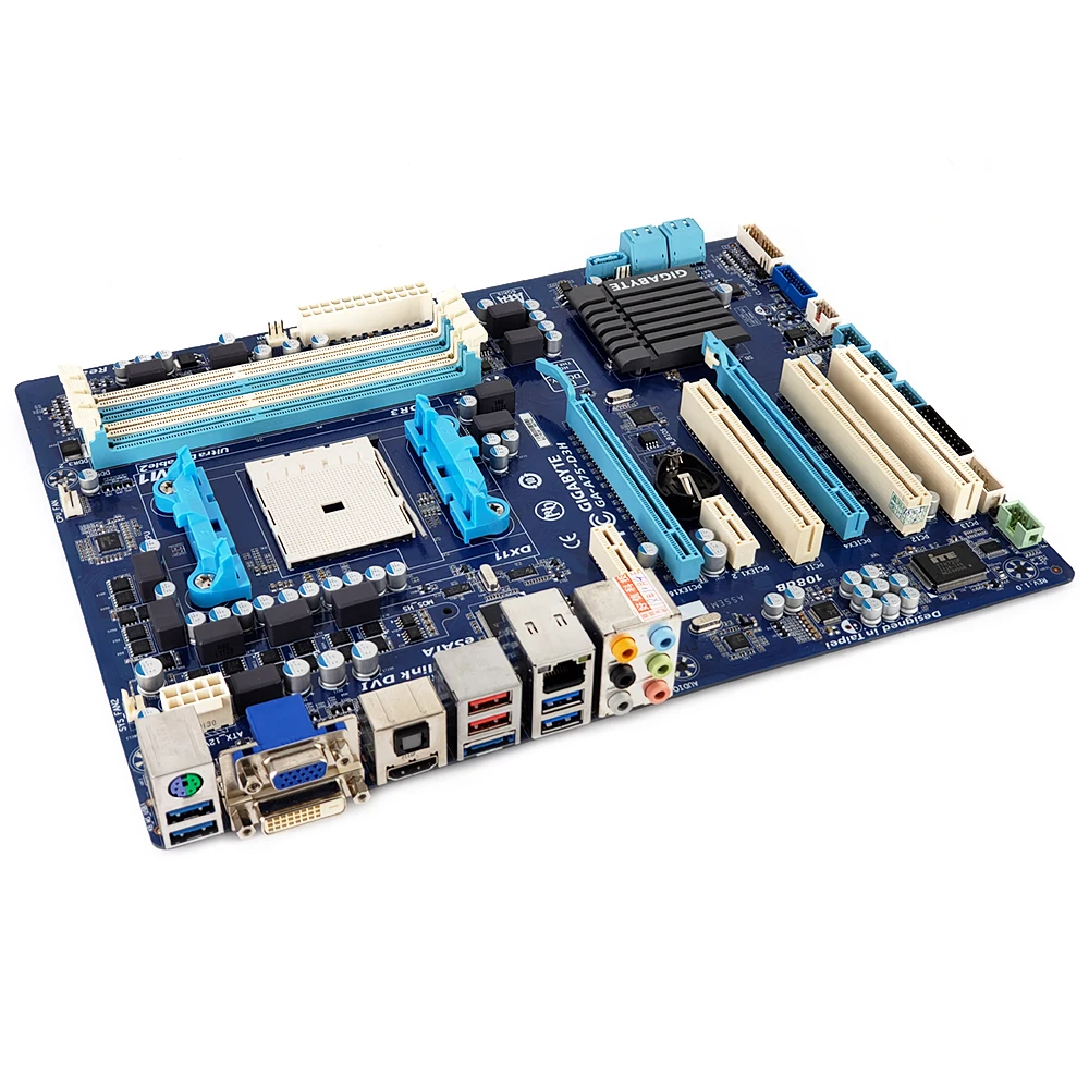 Gigabyte GA A75 D3H настольная материнская плата ADM гнездо FM1 AMD Lynx Llano серии APU DDR3 32G SATA3 USB3.0 E