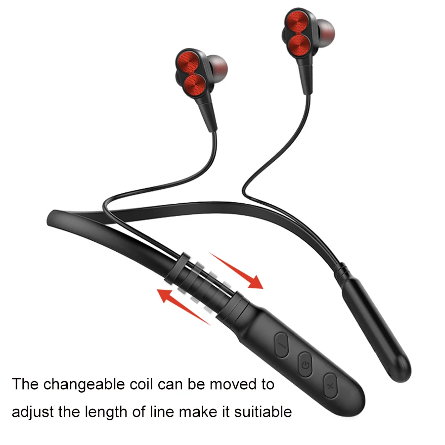 FBYEG B800 bluetooth-гарнитура, беспроводные наушники, спортивные наушники с защитой от пота, стерео Бас-вкладыши с микрофоном для сна ASMR