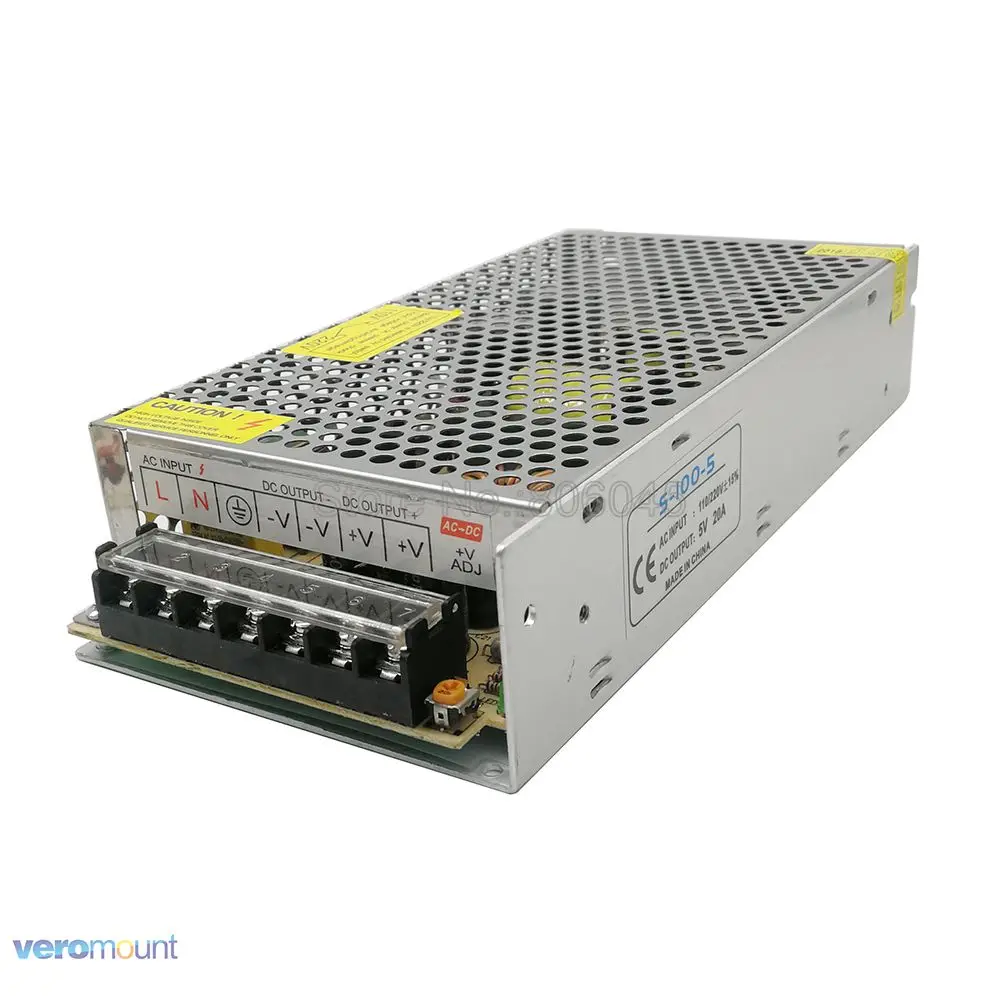 DC 5V 5A 10A 20A 30A 40A 60A светодиодный выключатель питания 30W 50W 100W 150W 200W импульсный