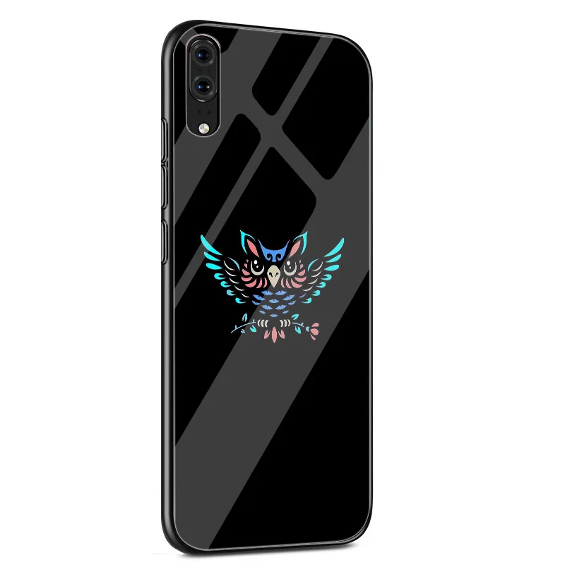 Desxz Animals Face Glass For Huawei P10 P20 Pro P Smart Mate 10 20 Lite Y6 Y9 Honor 7A 8X 9 Cover | Мобильные телефоны и