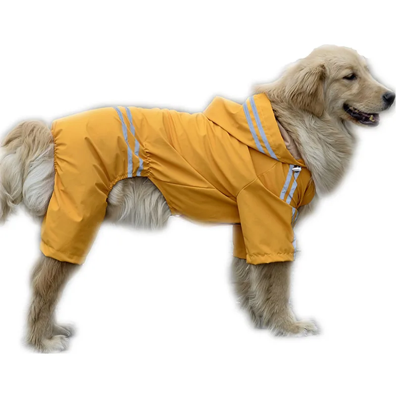 New Summer Waterproof Dog Raincoat Cool Clothes for Big Dogs Rainwear Jacket Costume Pets Apparel Sportswear 3XL- 7XL CW006 |