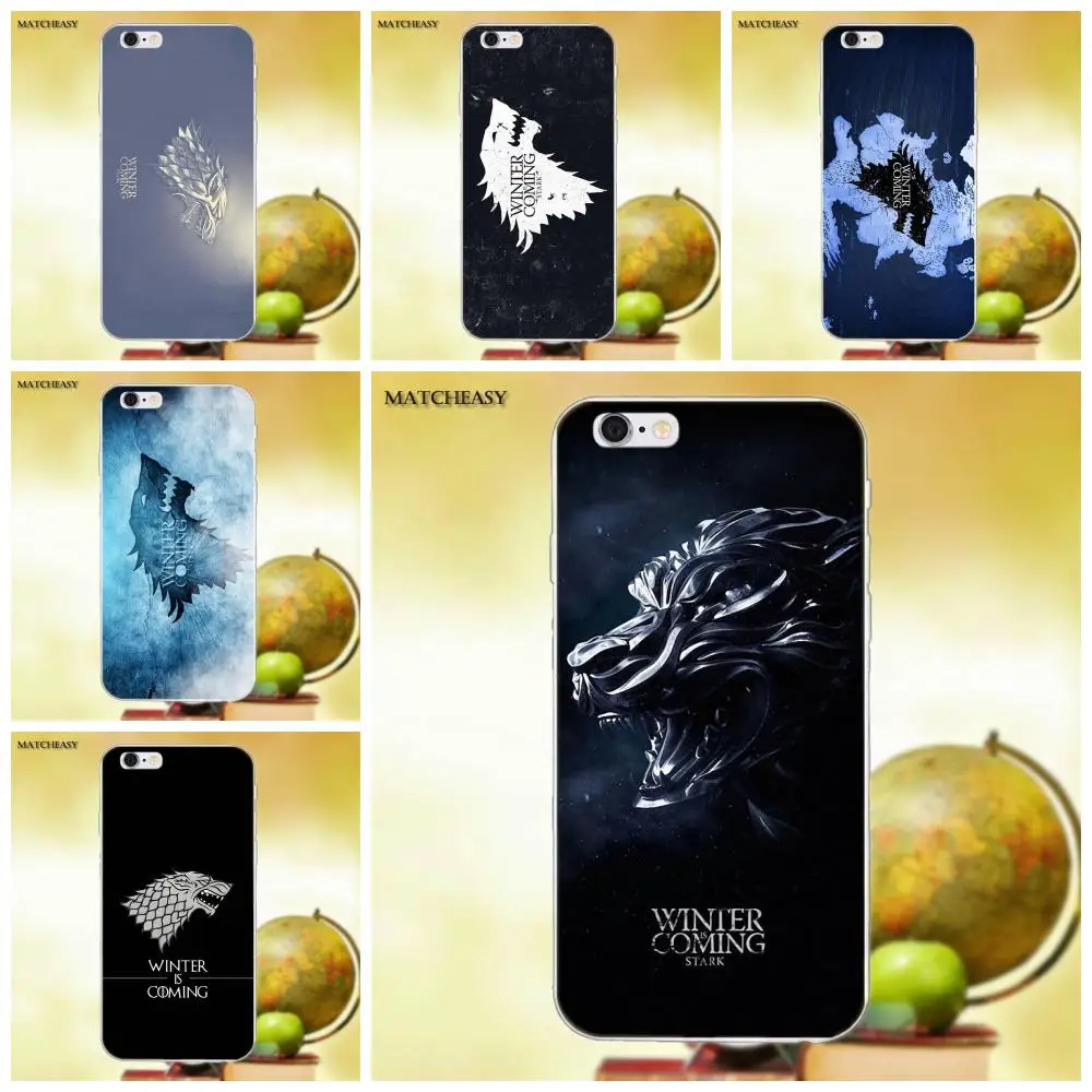 Игра трона зима подходит для Apple iPhone X XS Max XR 4 4S 5 5C SE 6 6S 7 8 Plus TPU