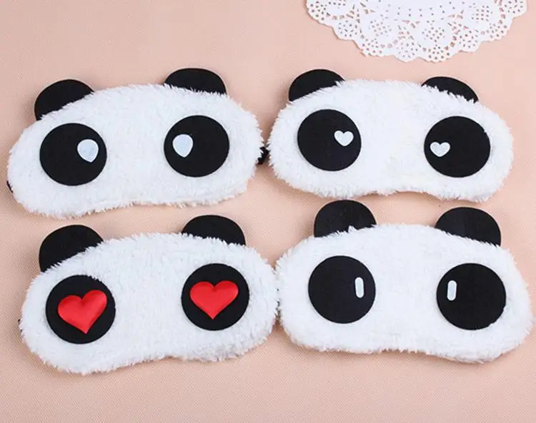 Модные Универсальные маски 1 шт. очки милая мультяшная панда плюшевое теплое