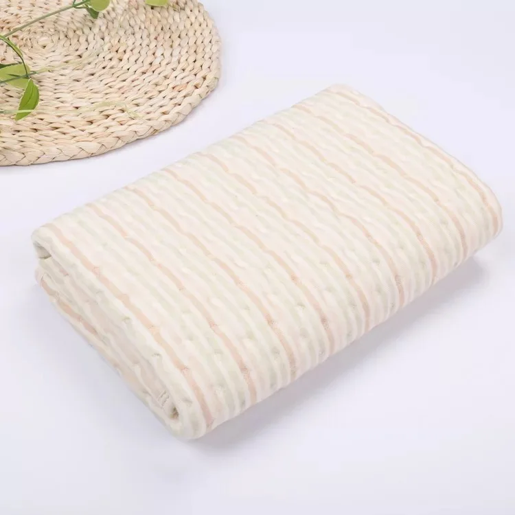 Colored stripes Большой Размеры двухсторонняя Применение хлопок детские Водонепроницаемый для простыни на кровать матрас моющиеся многоразовые пеленальный коврик крышка стола пеленки младенца коврик - Цвет: Colored stripes