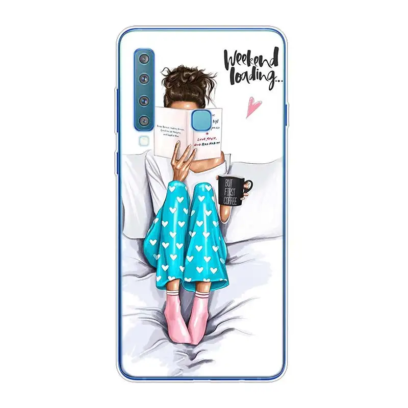 Силиконовый мягкий чехол для телефона, Модный чехол для samsung Galaxy A9 A8 Star A7 A6 A5 A3 Plus - Цвет: Style 13