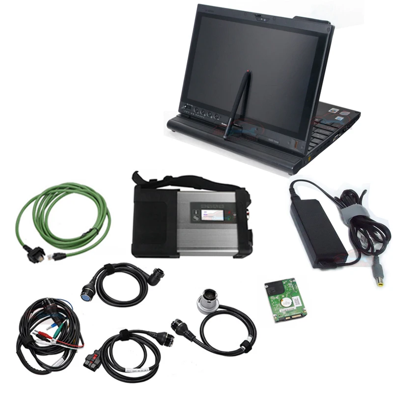 Компактный Диагностический сканер MB STAR 5 SD C5 с сенсорным экраном X200T для