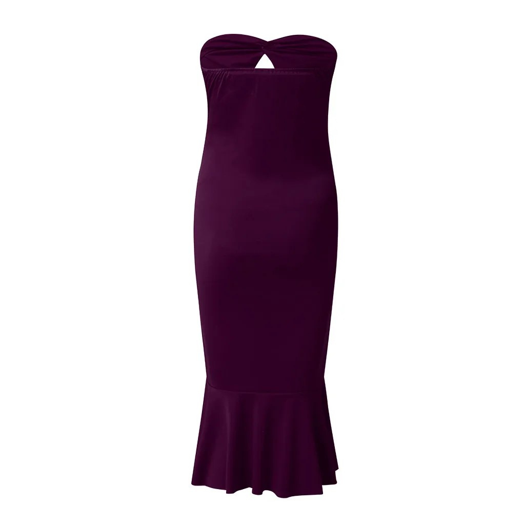 Одежда для беременных женщин платье без бретелек falbala рукавов однотонное