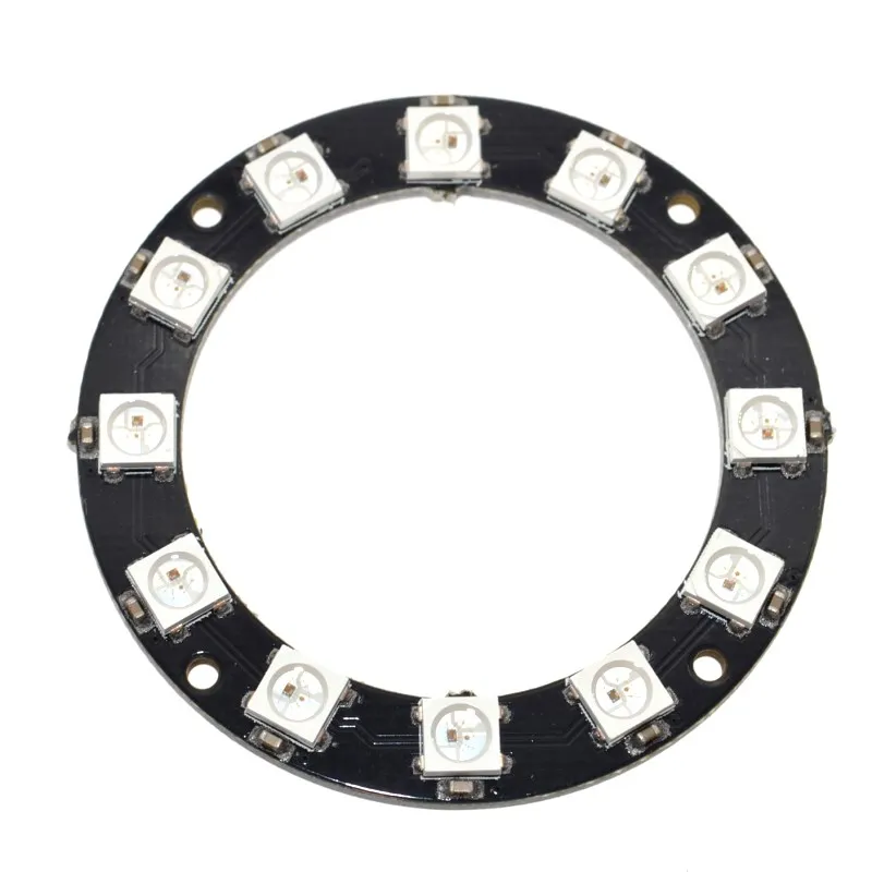 Светодиодное кольцо RGB 12 бит LED s WS2812 5050 светодиодная кольцевая лампа со
