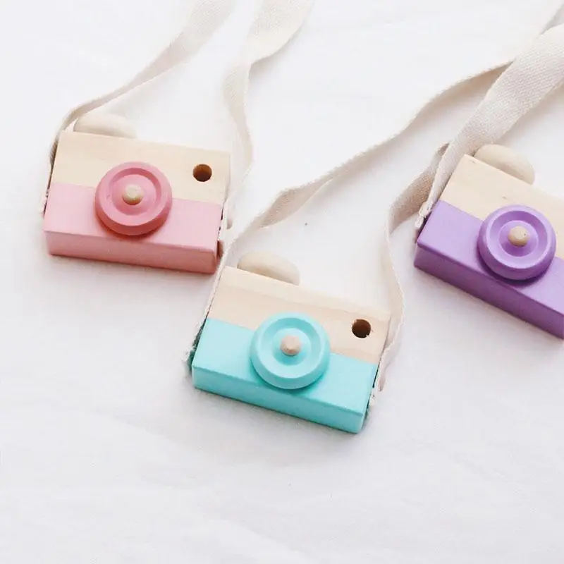 Деревянный Камера Cam игрушка детская путешествия Домашний Декор подарки для